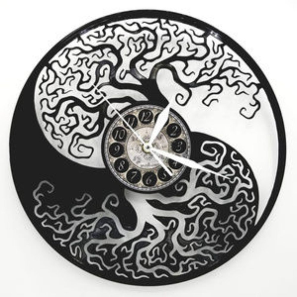 YIN YANG vinyl record clock birthday gifts clocks